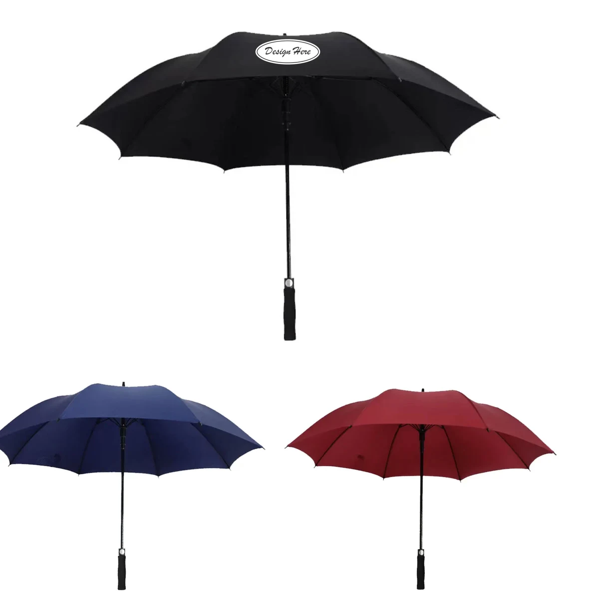 All-Weather Long Handle Umbrella for Sun & Rain Protection 1