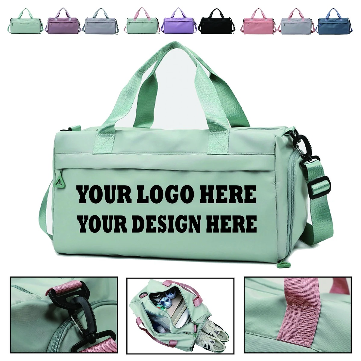 Durable Sports Tote Bag Full Color MOQ 50 1