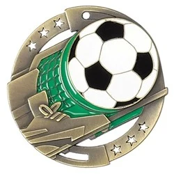 Soccer M3XL Die Cast Medal - 2-3/4" 1