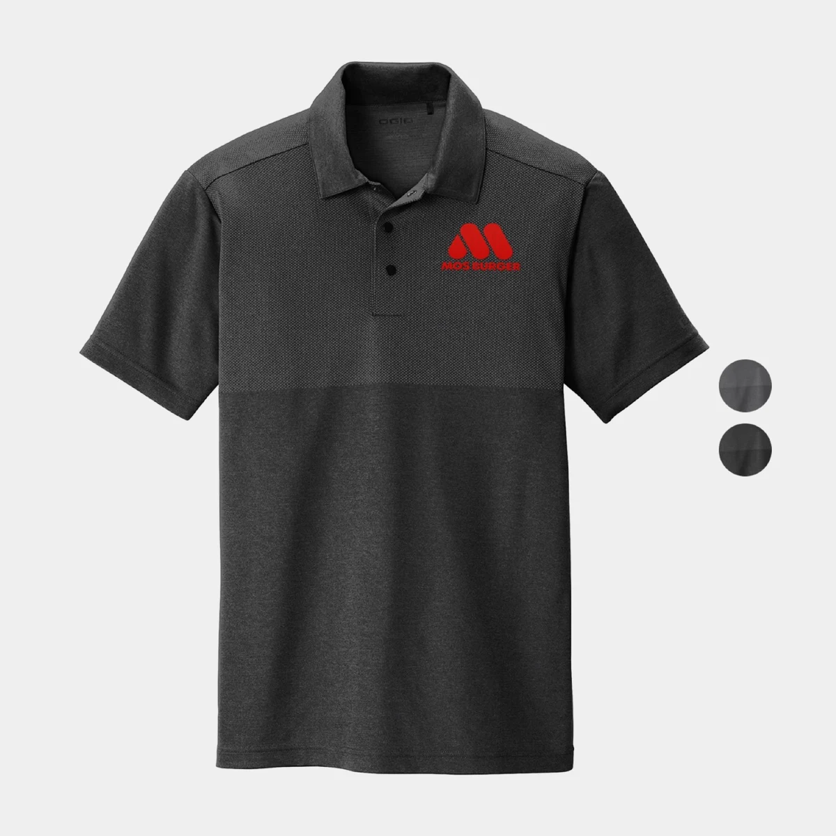 OGIO ® Men's Polo T-Shirt with 3-Snap Placket 1