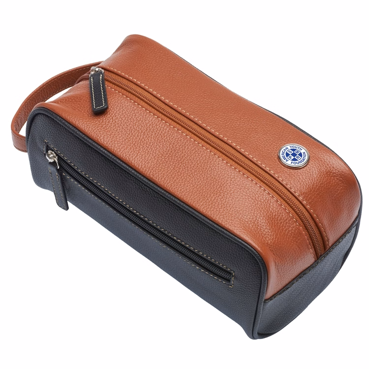 Mesa Leather Travel Shave Kit