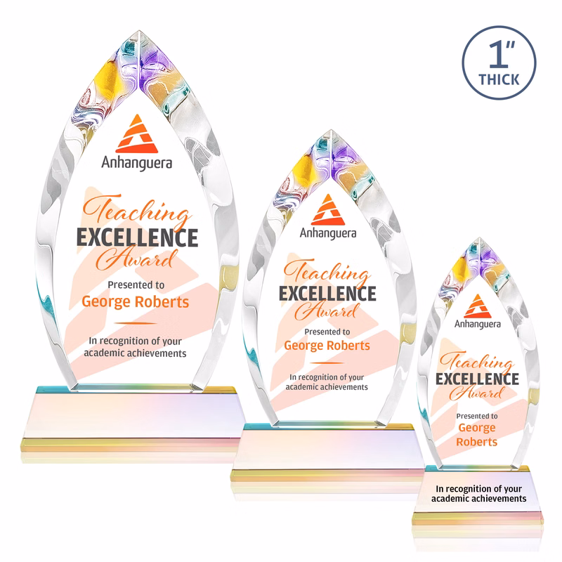 Marinello VividPrint™ Award on Base - Prismatic