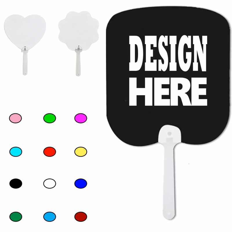 Custom Advertising Hand Fan with Logo Printing