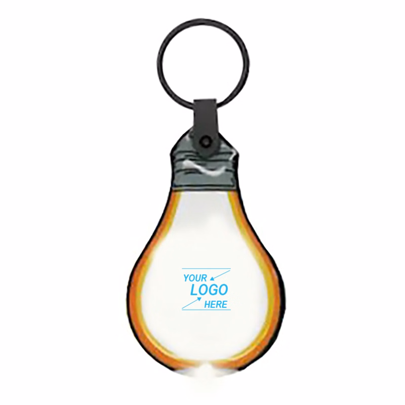 LED Light Bulb Keychain