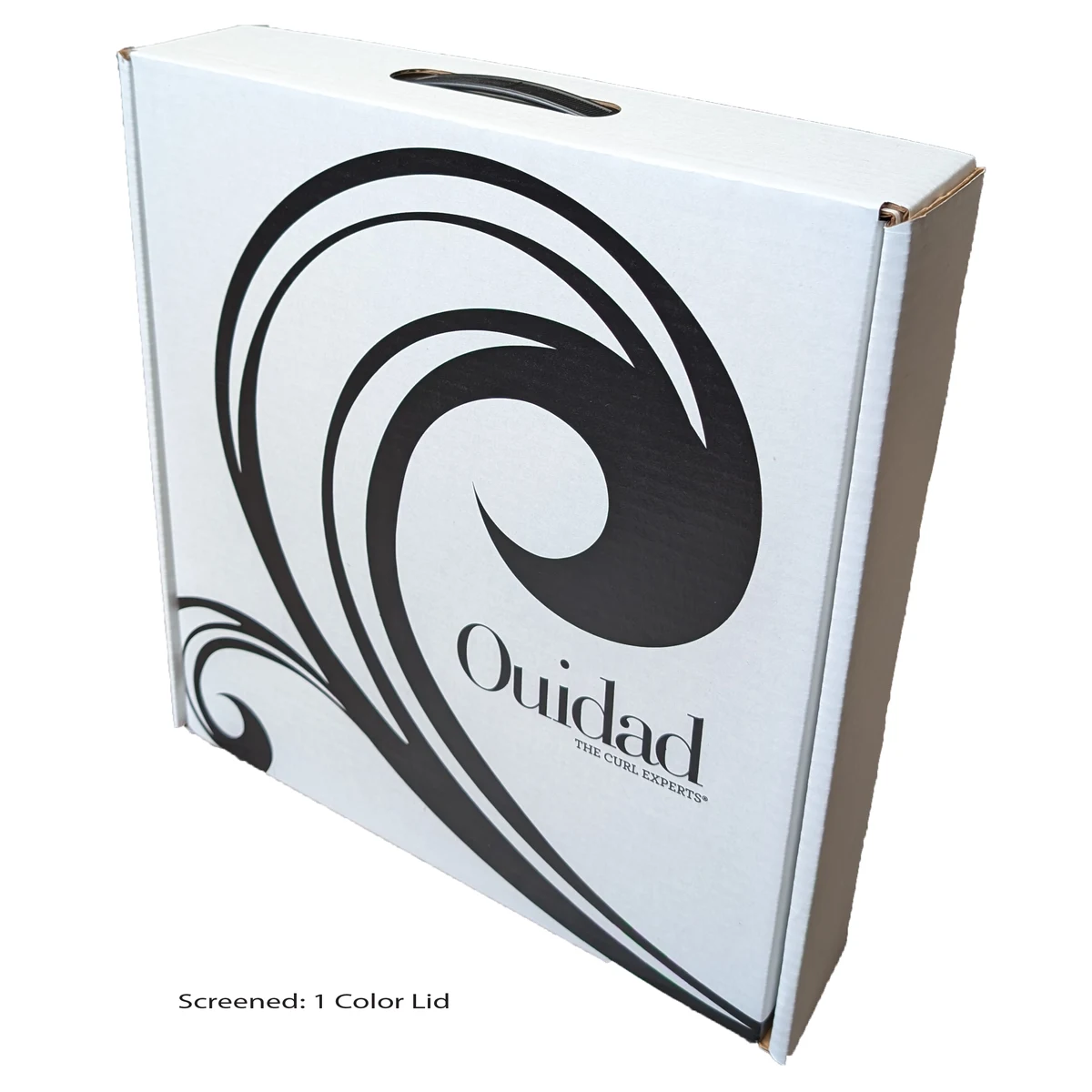 14" x 15 1/4" x 3" - B-Flute Tuck Box with Handle 1