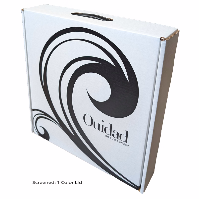 14" x 15 1/4" x 3" - B-Flute Tuck Box with Handle