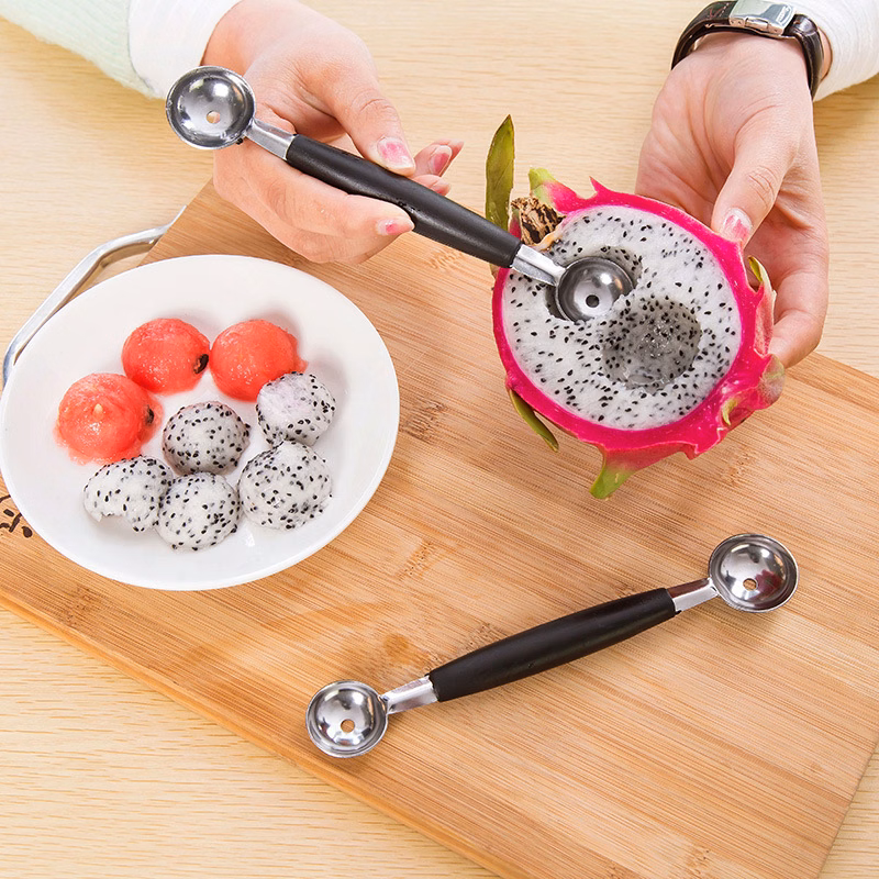 Double-Sided Fruit Melon Baller Spoon