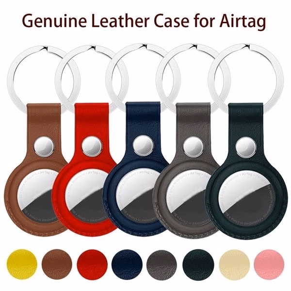 Genuine Leather Tag Case