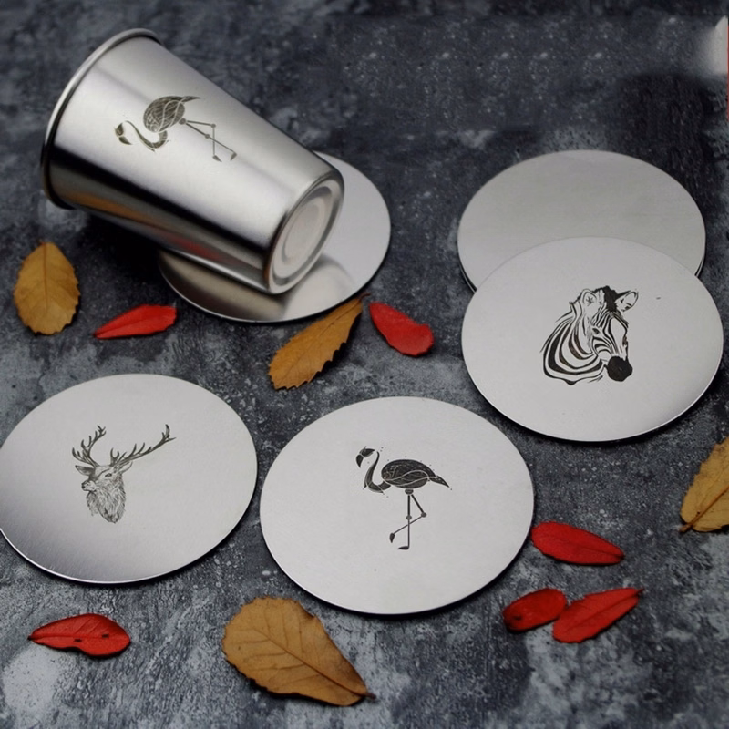 Metal Coaster Set