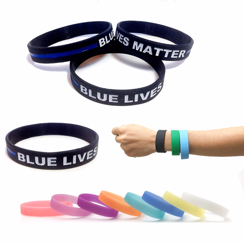 Custom Silicone Sports Bracelet Wrist Band