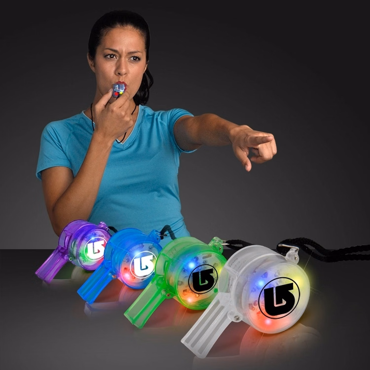 Flashing whistle