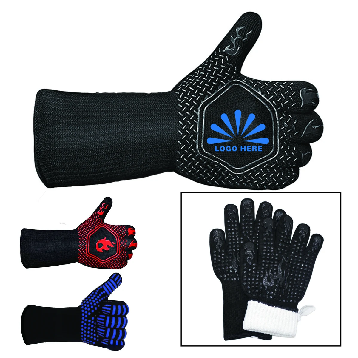 Durable Heat Resistant BBQ Gloves 1
