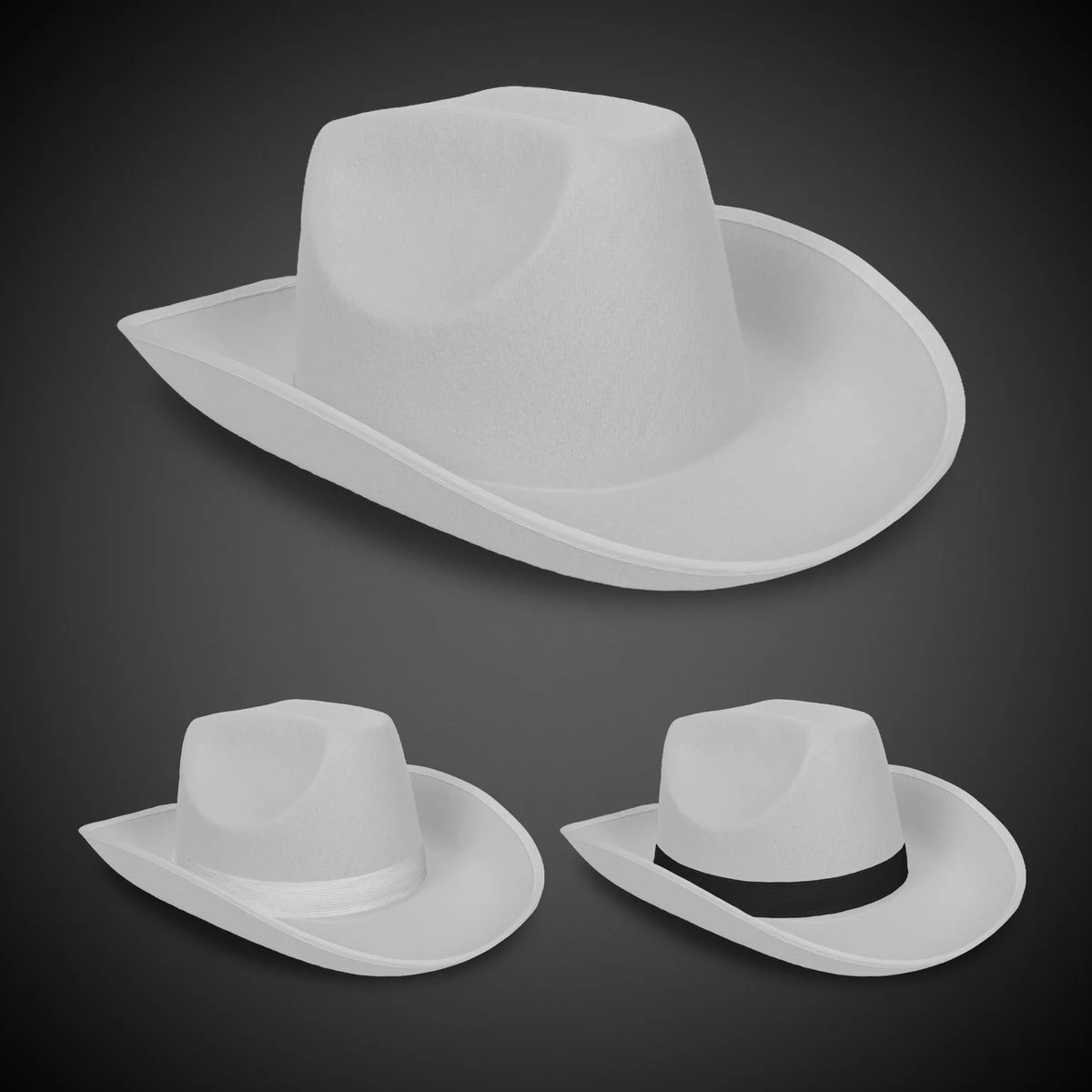 White Cowboy Hat(Blank) 1