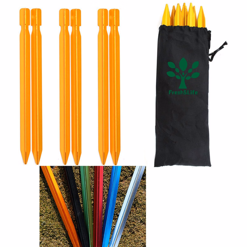 Aluminum Alloy Stakes Outdoor Small Tarp Stakes