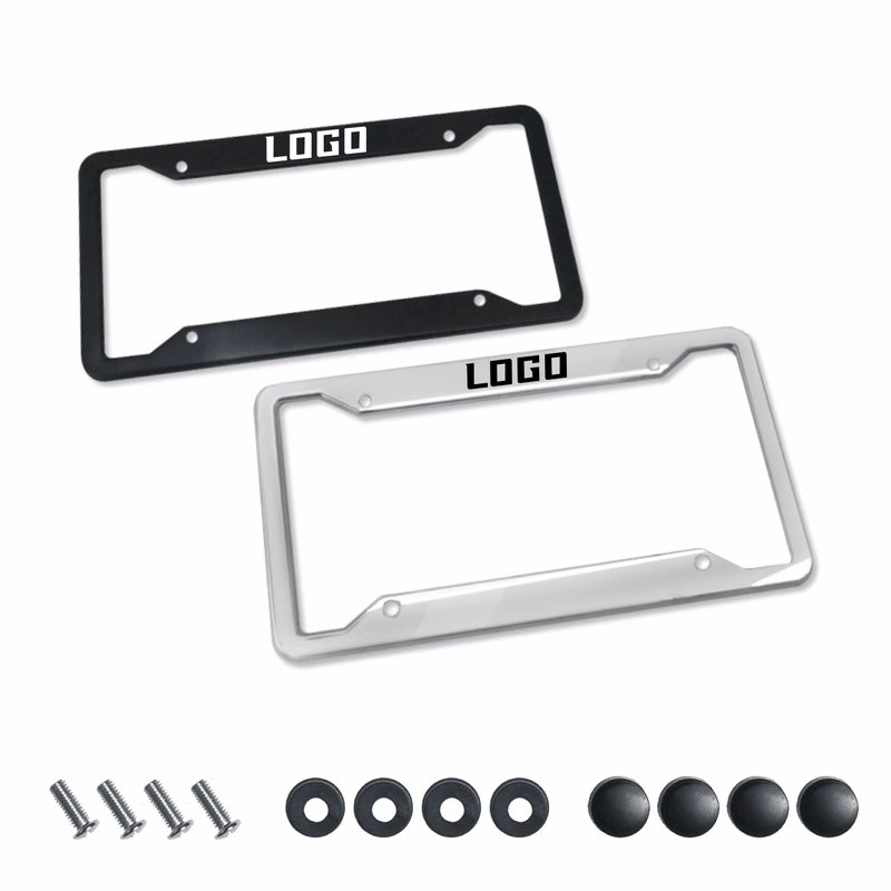Thick American Style Logo Metal License Plate Holder
