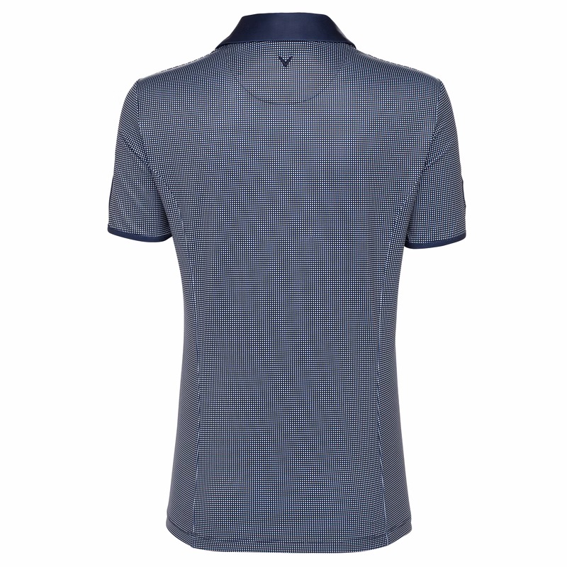Gingham Short Sleeve Golf Polo Shirt