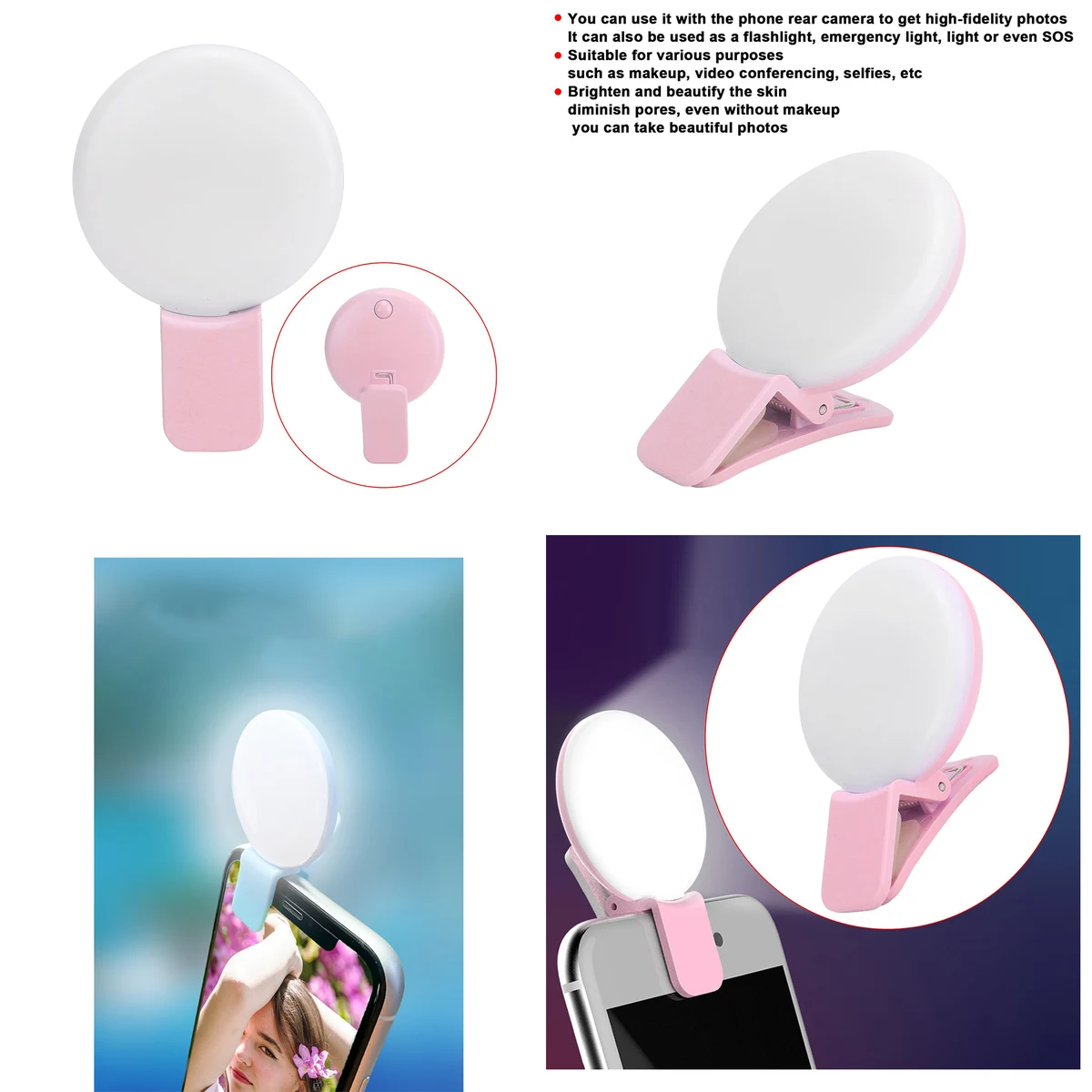 Mini Phone Clipon Fill Light 1