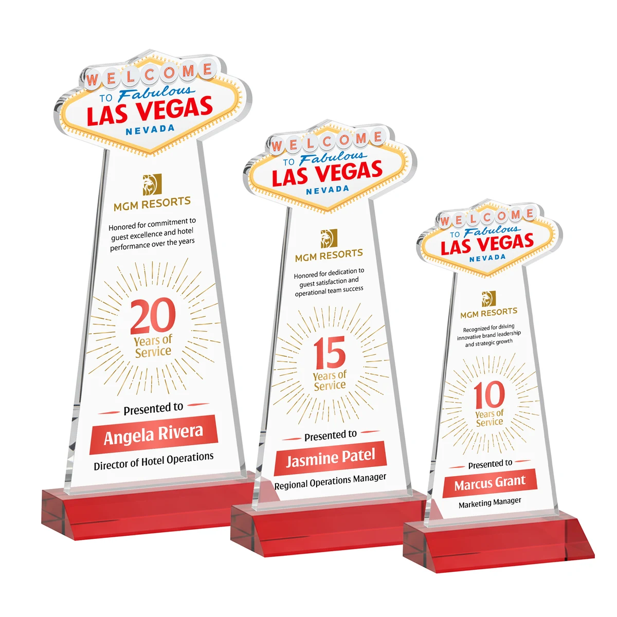 Las Vegas VividPrint™ Award - Red 1