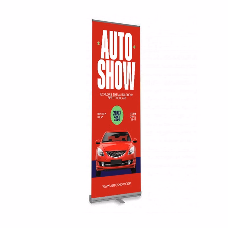 33"W x 80"H Monza™ Retractable Banner Stand Kit, Premium Film
