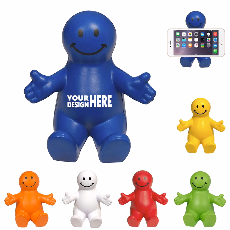 Smile Guy Stress Reliever Cell Phone Holder