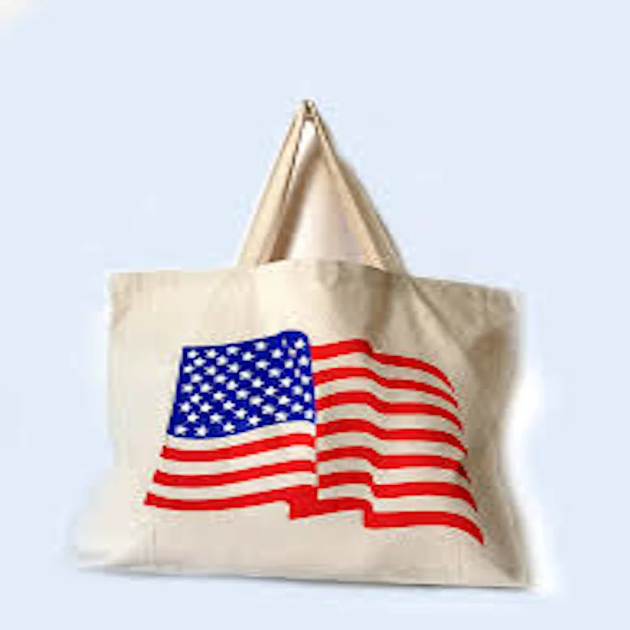 12 oz Cotton Canvas Tote Bag -16" x 15" 1