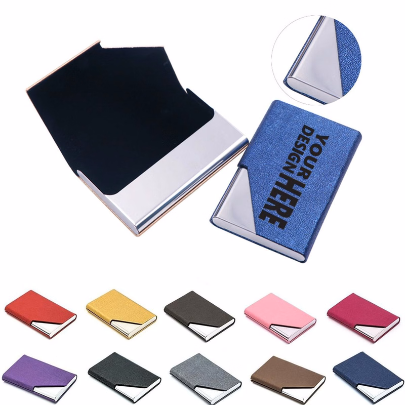 Aluminum PU Business Card Case