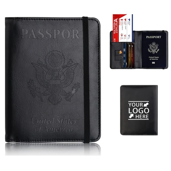 PU Leather Passport Holder Cover 1