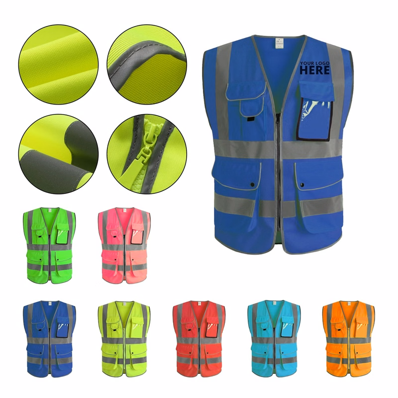 Safety Vest With Reflective Strip