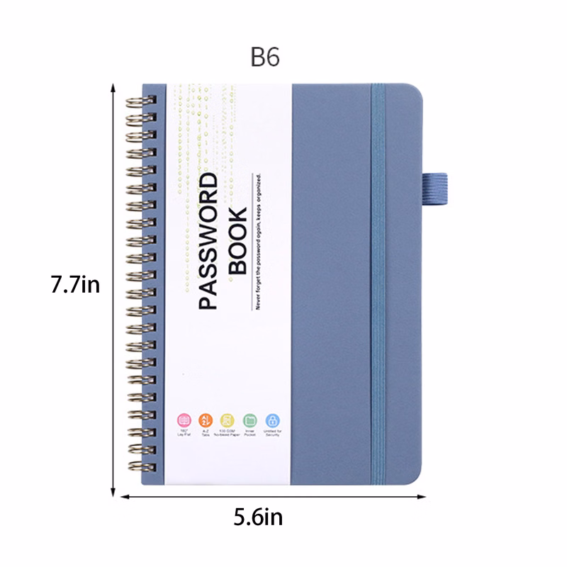B6 Secret Password Notebook