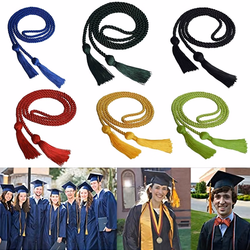 Graduation Honor Cord w/ 4'' Tassels