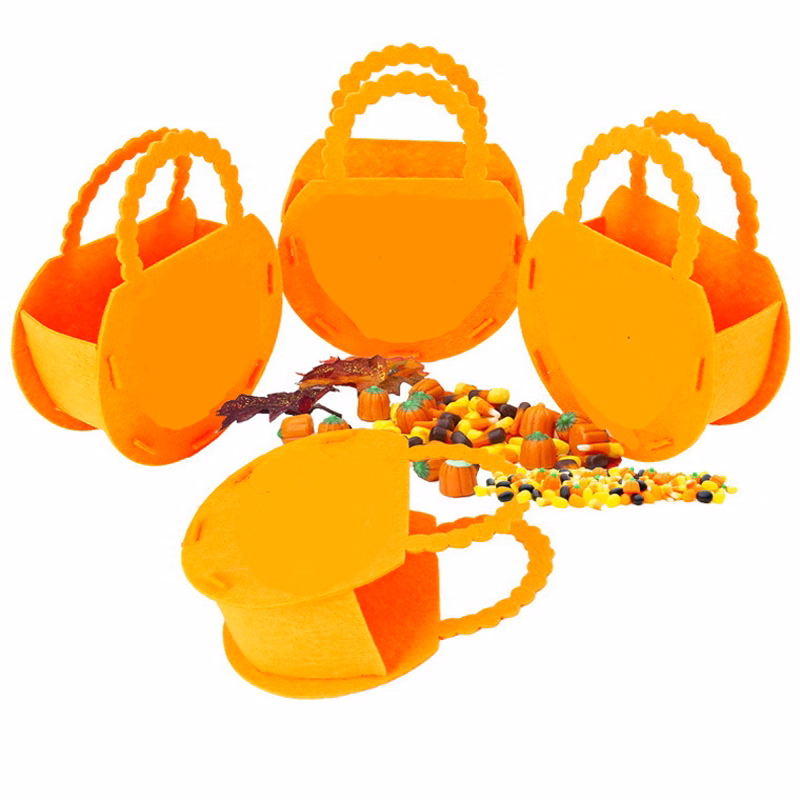 DIY Halloween Handcuffs Pumpkin Bag