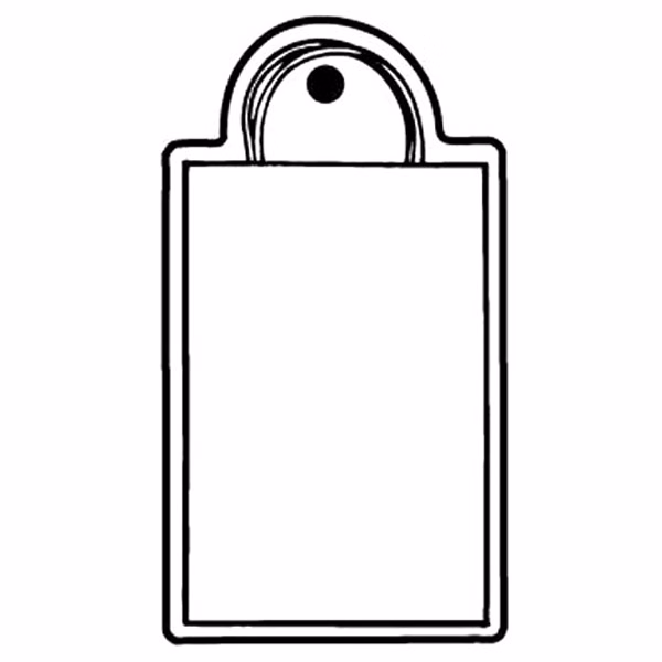 Bag w/Handle Key Tag (Spot Color)