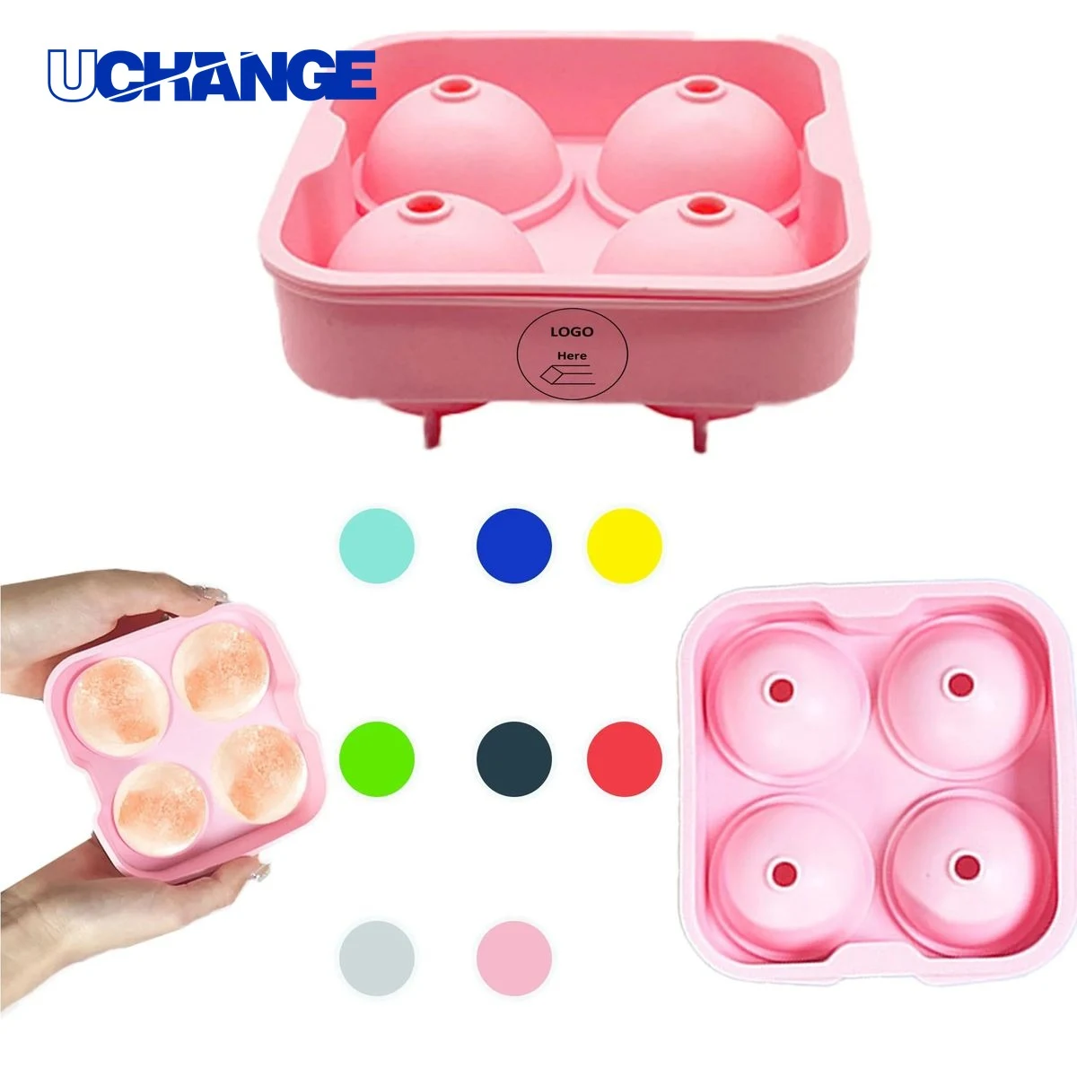 Silicone Ice Making Grid Tray Mold for Beverages 1