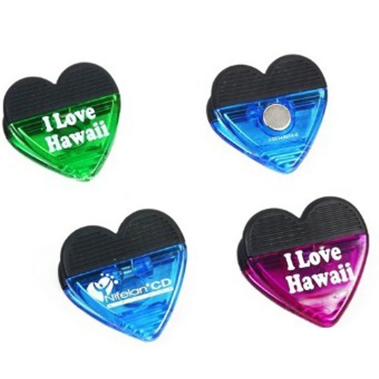 Heart Shaped Clip With Magnet, custom magnet with logo imprint 1