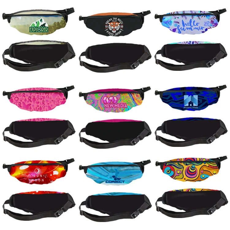 Wide Full Color Front Only Fanny Pack 1