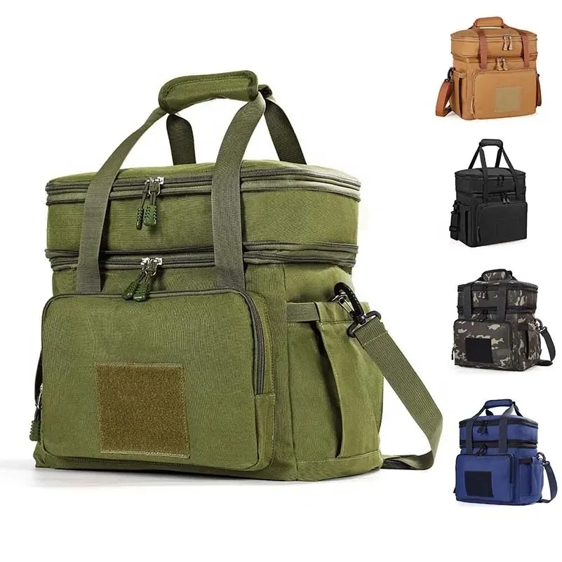 Double Layer Cooler Insulated Ice Lunch Bag 1