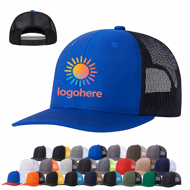 MOQ 10 High-Quality Cotton Twill Richardson 112 Mesh Hat