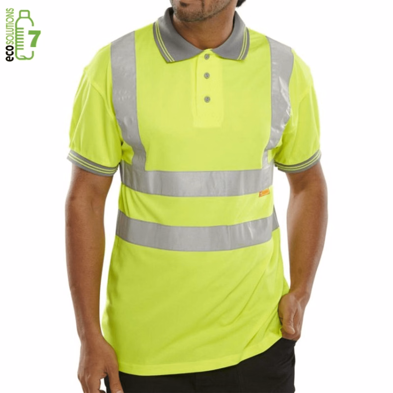 rPET Odor Reducing Class 2 Safety Polo Shirt