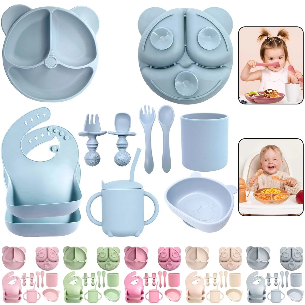 Sucker Silicone Baby Dining 1