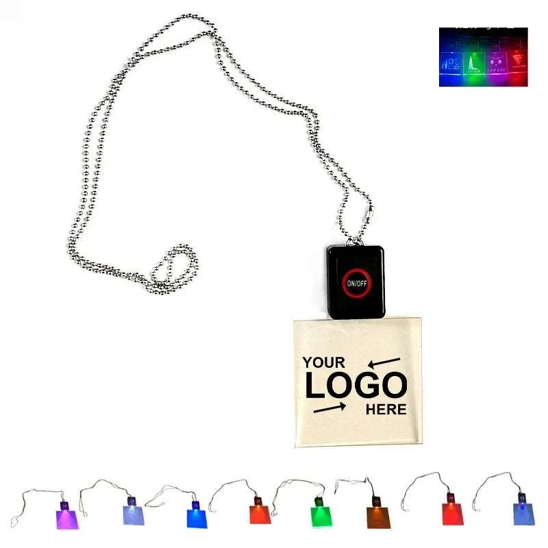 LED Acrylic ID Card With Lanyard 1