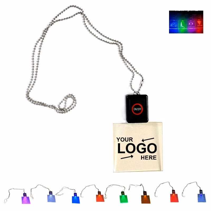 LED Acrylic ID Card With Lanyard