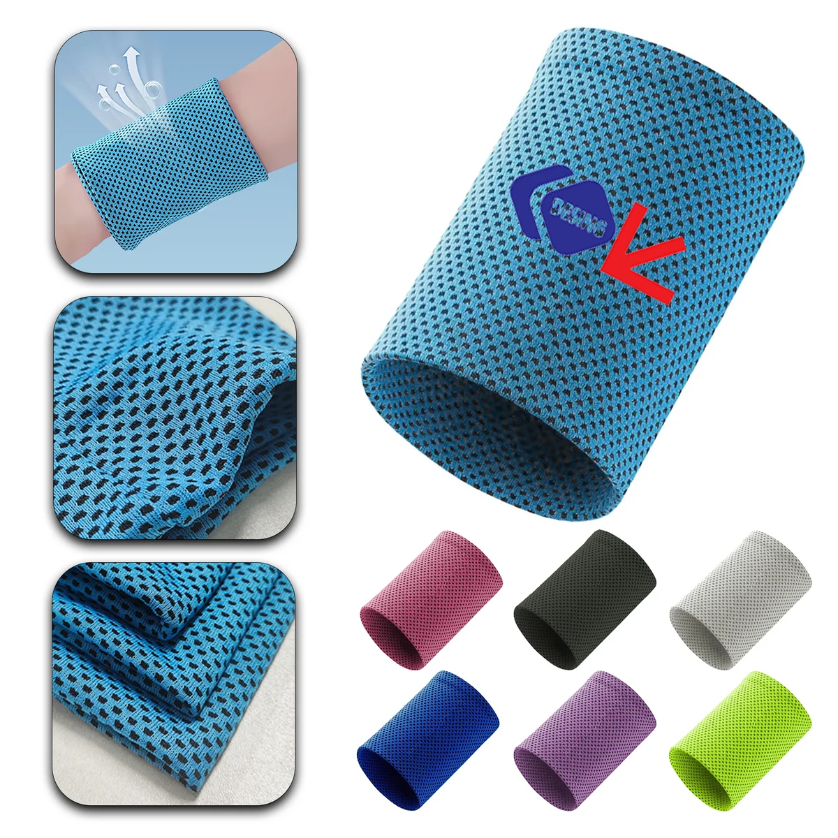 Breathable Sweat Wristband 1