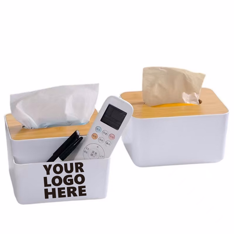 Square Tissue Box with Slot