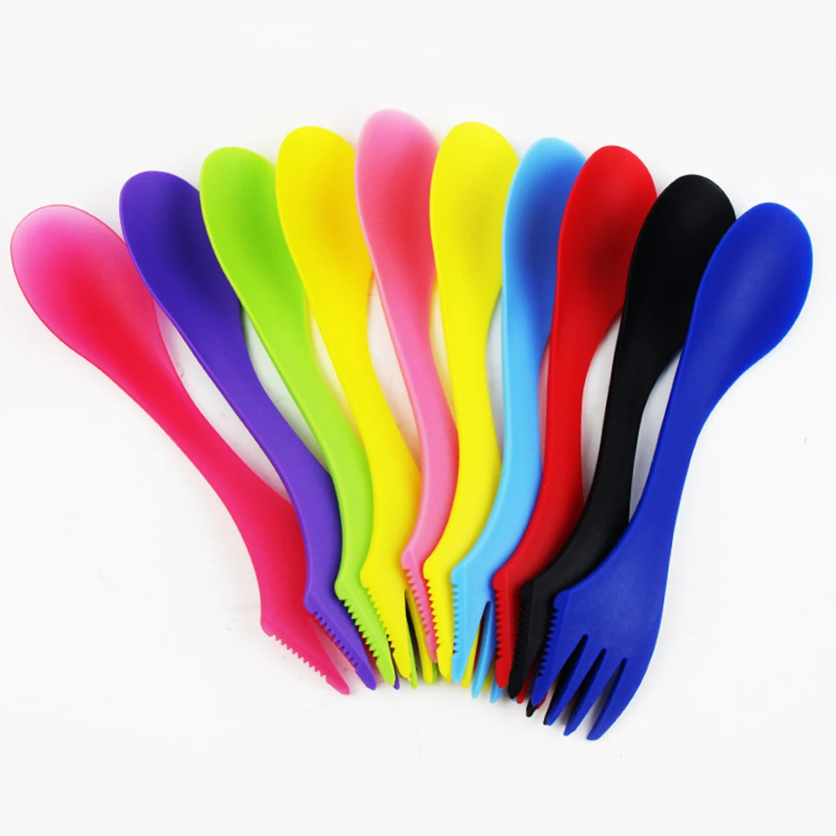 Plastic Spoon Fork Set 1