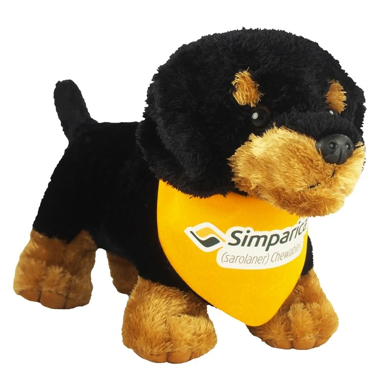 12" Sausage Too Dachshund with bandana and full color imprint 1