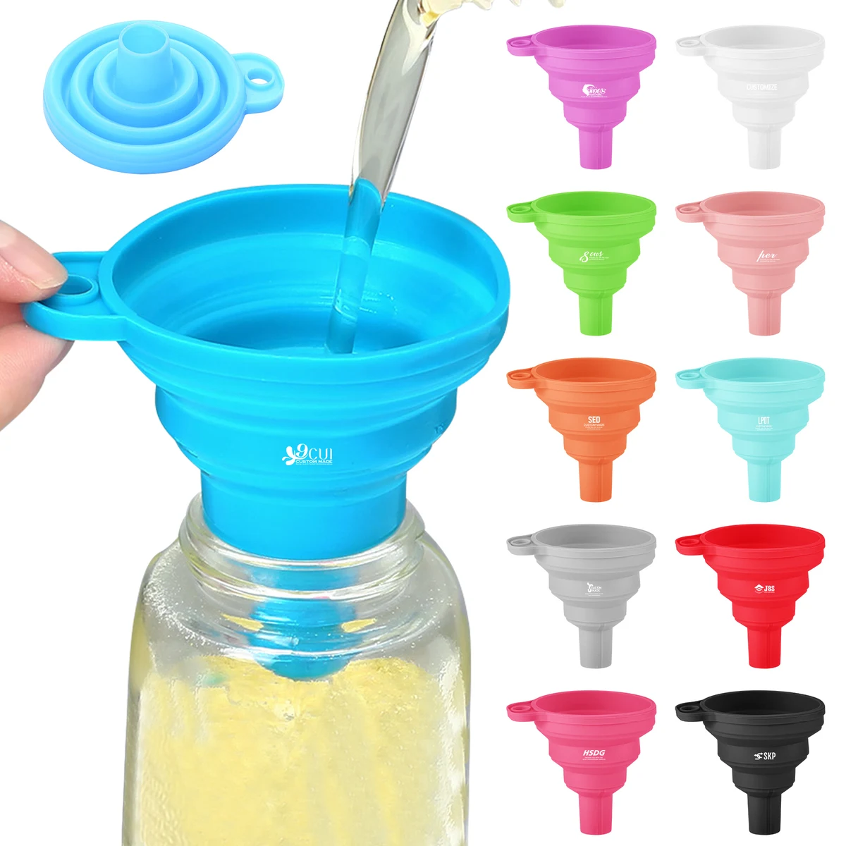 Foldable Silicone Funnel 1