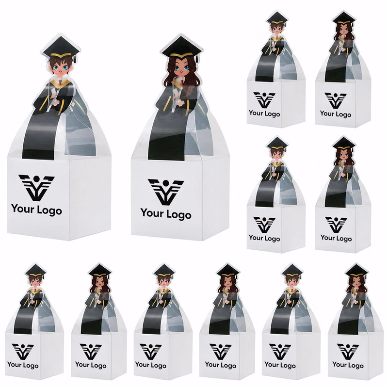 Graduation Clear Candy Favor Box