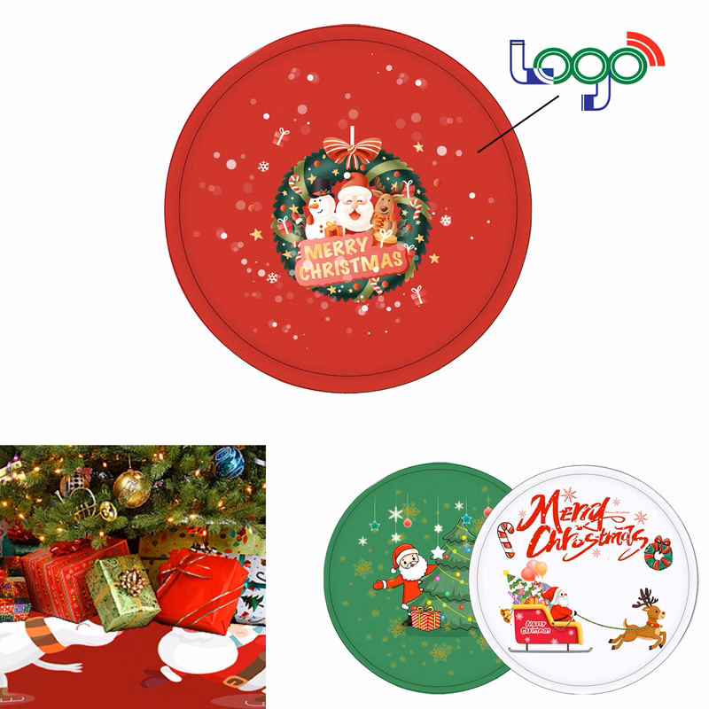 Custom Extra-Large Christmas Tree Silicone Anti-Slip Mat