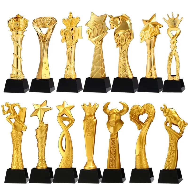 Resin Metal Medal Trophy Gold Color Coated 1