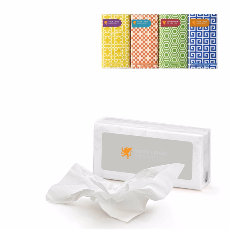 MOQ 200 Soft & Absorbent Custom Mini Facial Tissues Pack For Daily Use